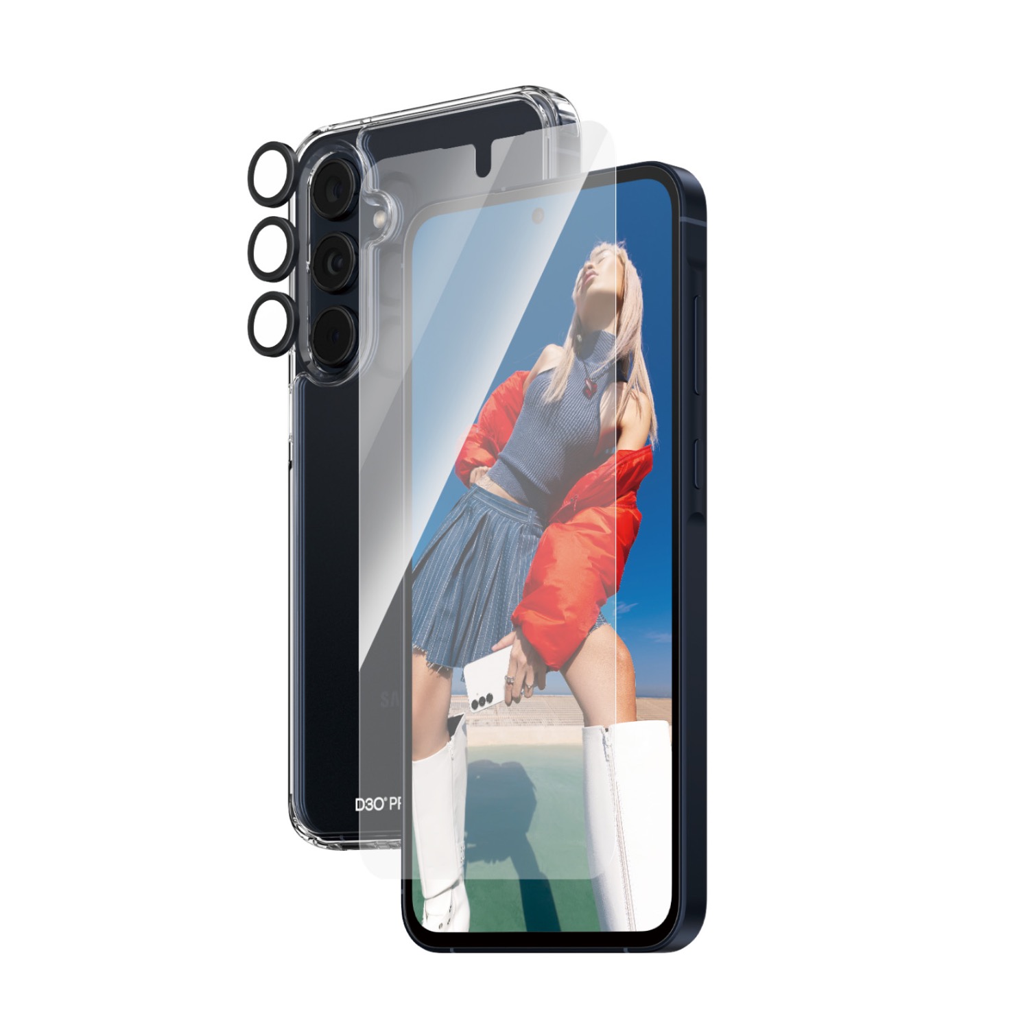 PanzerGlass 3-In-1 Protection Bundle - Samsung Galaxy A55 5G - Image 2