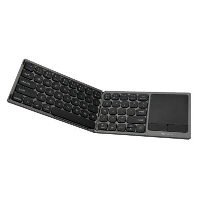 Body Glove Wireless Folding Hinge Keyboard With Touchpad - Black