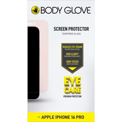 Body Glove Eye Care Tempered Glass Screen Protector - Apple iPhone 17/17 Pro/16 Pro - Clear