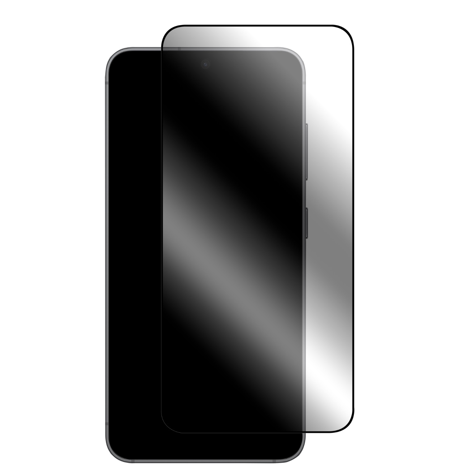 Body Glove Tempered Glass Screen Protector - Samsung Galaxy S25 - Black Border - Image 2