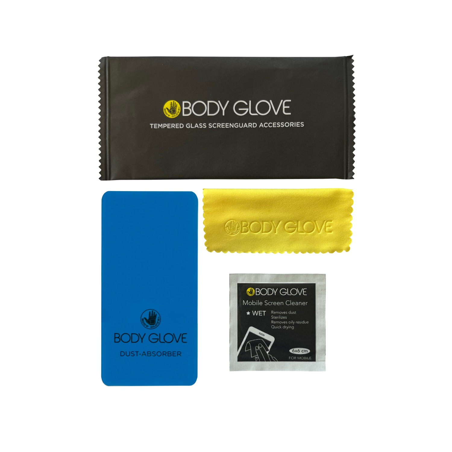 Body Glove Tempered Glass Screen Protector - Samsung Galaxy S25 - Black Border - Image 4