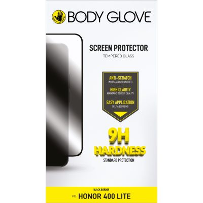 Body Glove Tempered Glass Screen Protector - HONOR 400 Lite - Black Border
