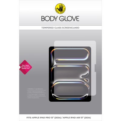Body Glove Tempered Glass Screen Protector - Apple iPad Pro 13 (2024) / iPad Air 13 (2025/2024) - Clear