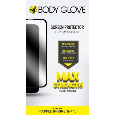 Body Glove Ultra Tempered Glass Screen Protector - Apple iPhone 15