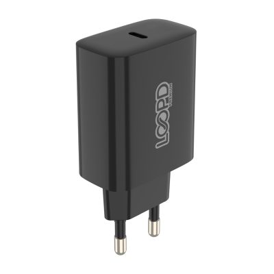 LOOPD 1 Port PD Home Charger 20W - Black