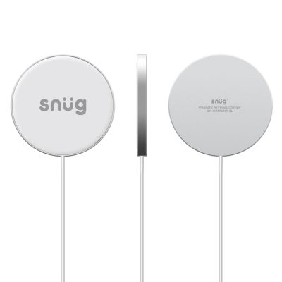Snug MagSafe Wireless Charger 15W - Silver/Black