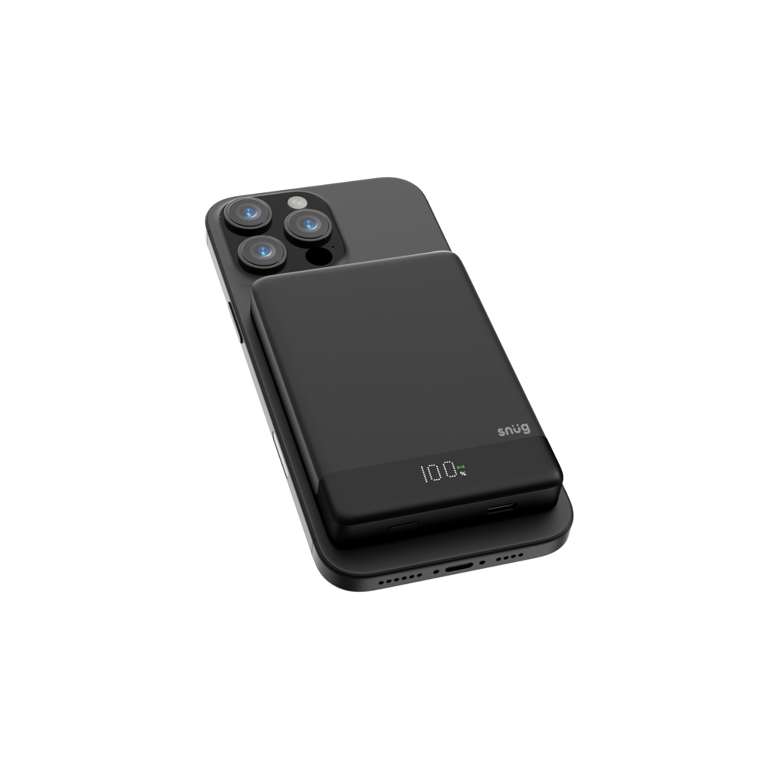 Snug Magnetic Powerbank - 10000mAh - Black - Image 4