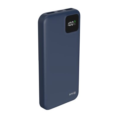 Snug Square Digital PD Powerbank - 10000mAh - Blue