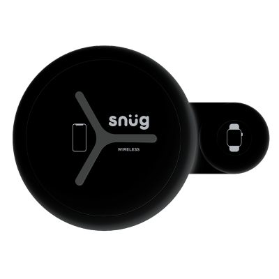Snug Dual Wireless Charger 15W - Black