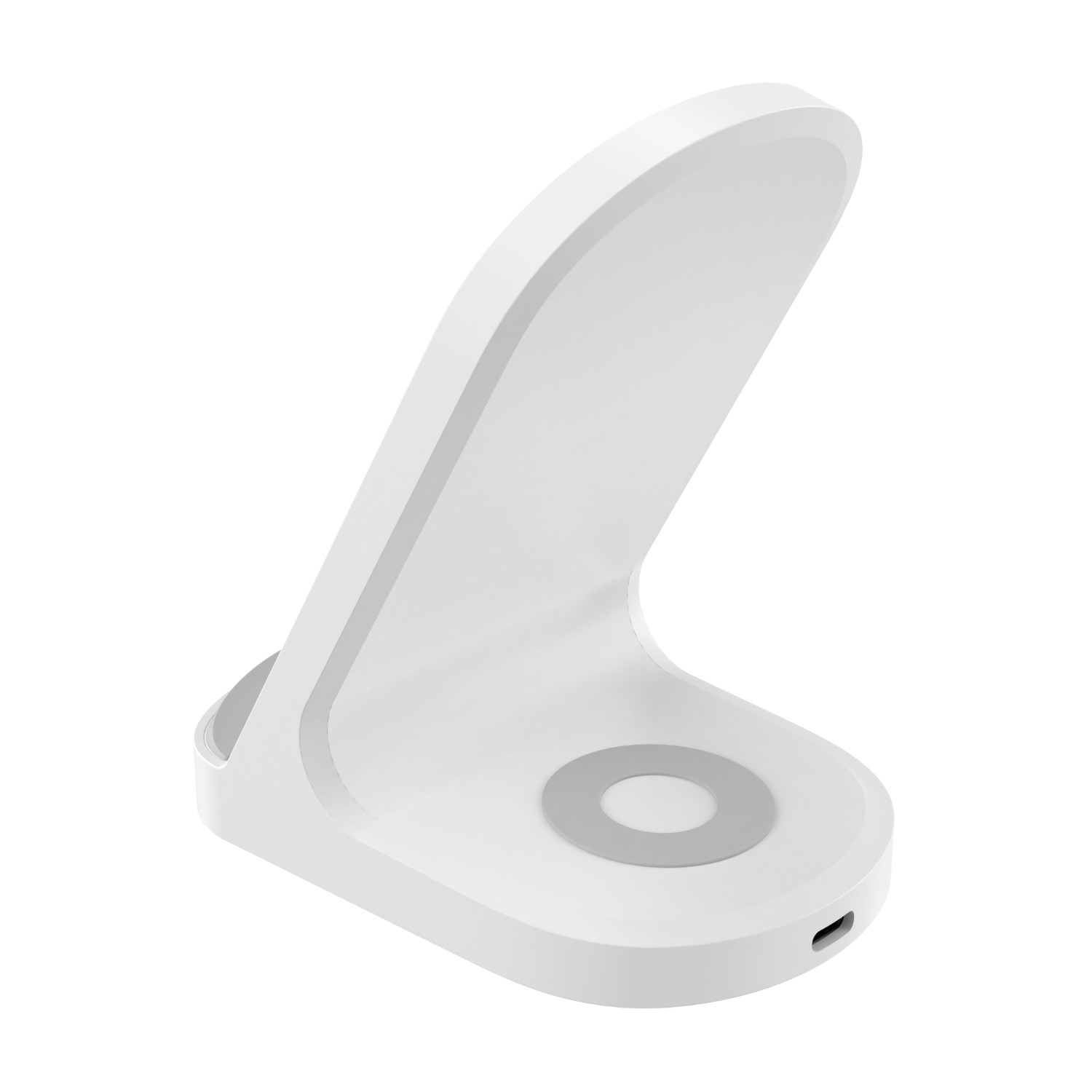 Snug Wireless 2-In-1 Stand Charger 15W - White - Image 5
