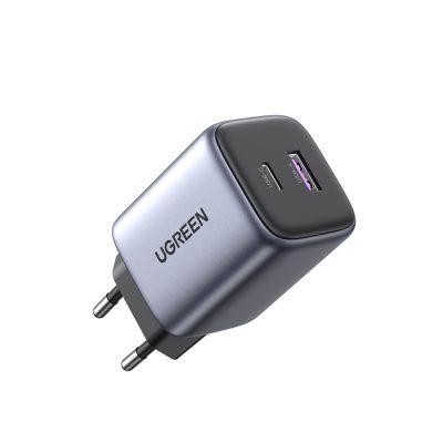 UGREEN Nexode 2 Port PD/USB Wall Charger 35W - Grey & Black