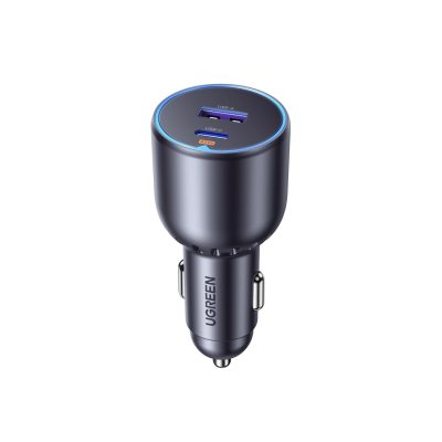 UGREEN Dual PD/USB Car Charger 63W - Space Grey