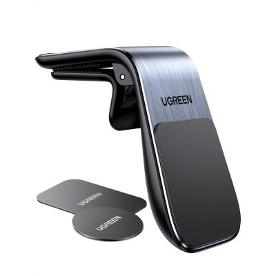 UGREEN Waterfall Magnetic Phone Car Holder - Silver