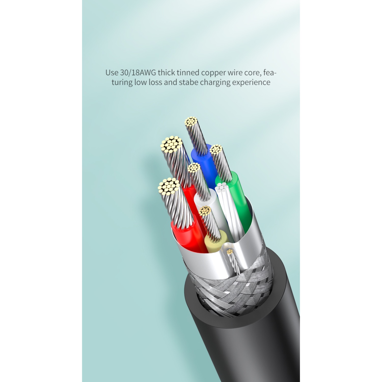 UGREEN Type-C To Type-C Cable 100W - 1 Meter - Image 2