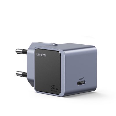 UGREEN Nexode 1 Port GaNInfinity PD Wall Charger 30W - Grey & Black
