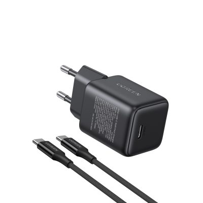 UGREEN 1 Port PD Wall Charger With Cable - 30W - Black